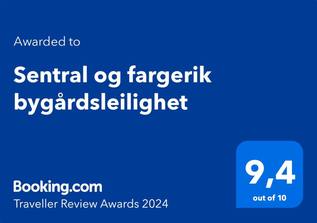 Sentral Og Fargerik Bygardsleilighet Halden Dış mekan fotoğraf